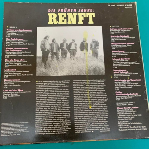 Renft Die Fruhen Jahre LP used
