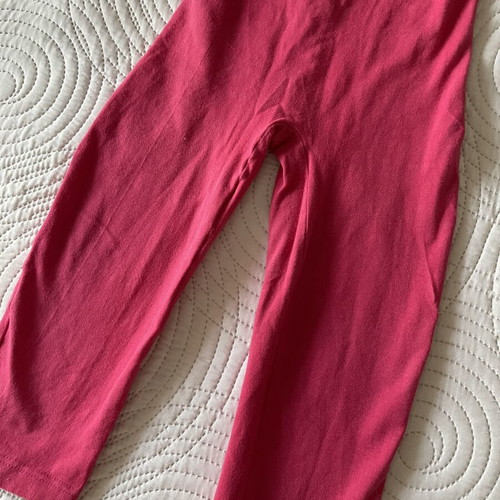 Children's 3/4 Cotton One-piece for Rhythmic Gymnastics, like new, red, size 116 cm