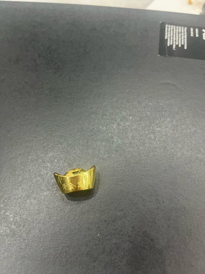 Chinese ship-shaped charm like new, wealth amulet