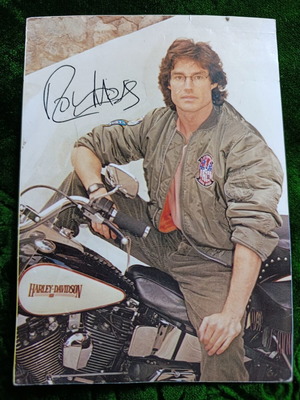 Rare authentic autograph from Bold and Beautiful actor