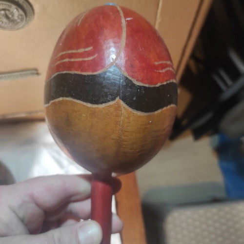 Set of 2 vintage Colombian Cartagena Maracas 26cm like new