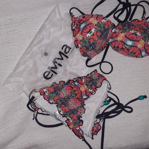 Emma Swimwear bikini like new, size 1 (S/XS), red multicolor