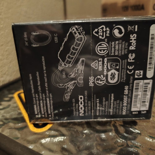 Noco Genius Boost Plus 12V 1000A car jump starter