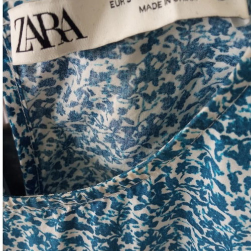 Zara dress spring floral, new, size S, blue