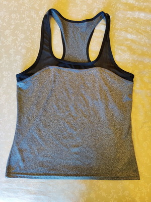 Women's sports set leggings and tank top gray like new