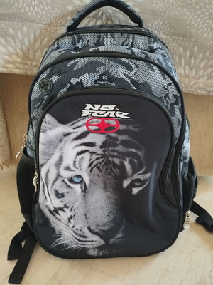 No Fear Dark Tiger school backpack