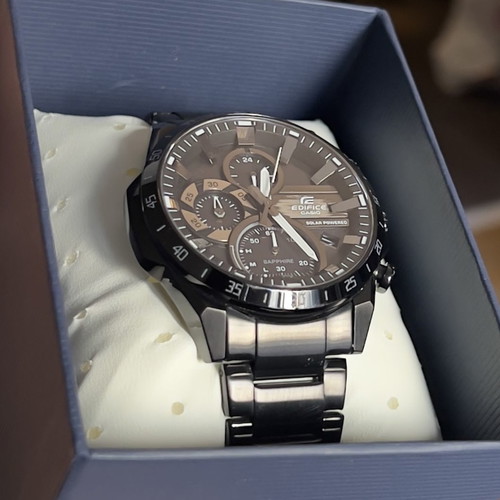 Casio Edifice Solar 220143-EFS-s620 used black watch