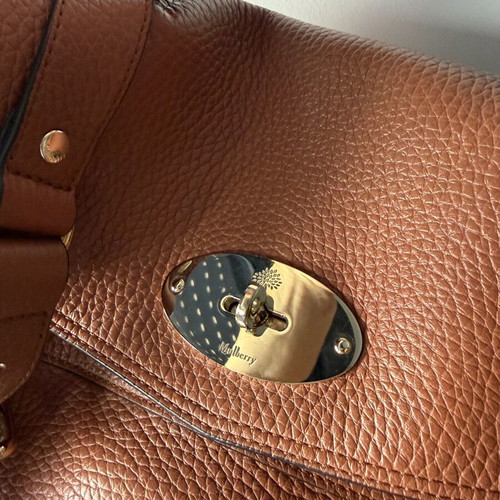 Mulberry Alexa Regular shoulder bag new, medium chestnut leather
