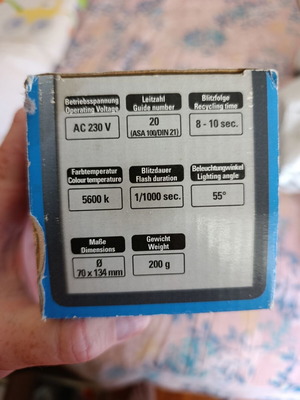 Hama Studio Flash SF20 36 Ws like new, E27 base