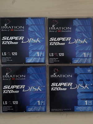 PC LS120 disks like new, set of 8, 120MB