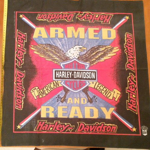 Harley Davidson bandana like new, colorful fabric