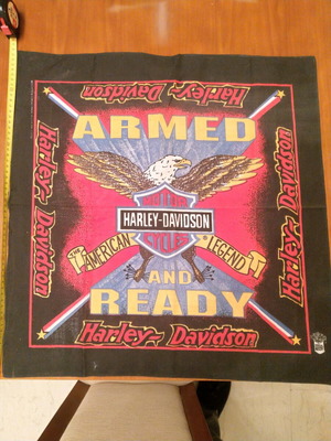 Harley Davidson bandana like new, colorful fabric