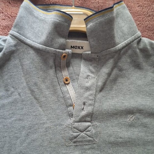 Mexx polo shirt used, grey, size M