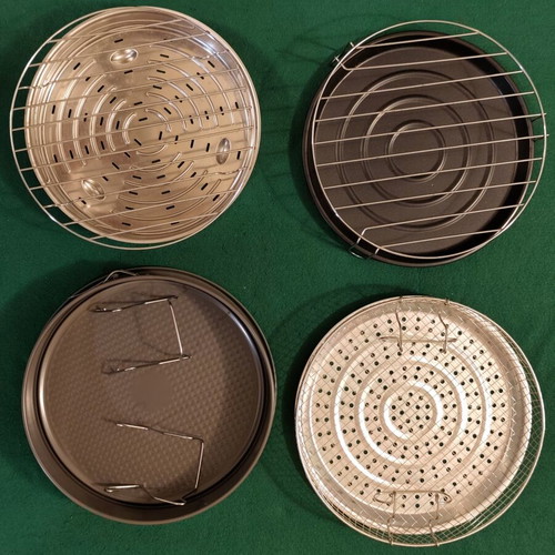 Set of 8 air fryer and multi-cooker accessories and oven parts