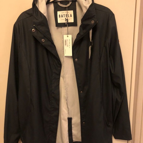 Batela Women's Jacket New Waterproof Windproof Blue Size 44