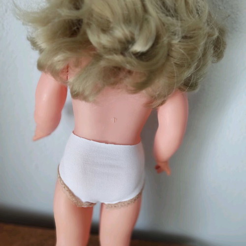 Unikca Belgium doll used, height 43cm