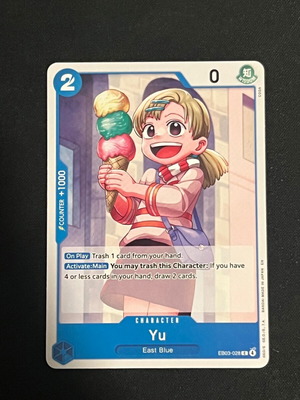 One Piece TCG EB03 Yu card new