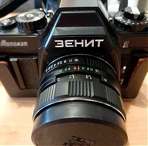 Soviet Zenit Automat KMZ 35mm SLR camera with Helios-44K-4 2/58mm καινούρια