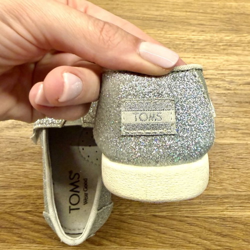 Toms children's espadrilles size 22 like new