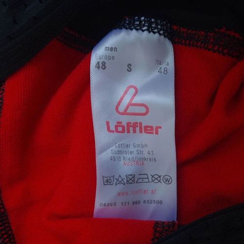 Loffler Comfort Elastic men's cycling bib shorts size 48 / S