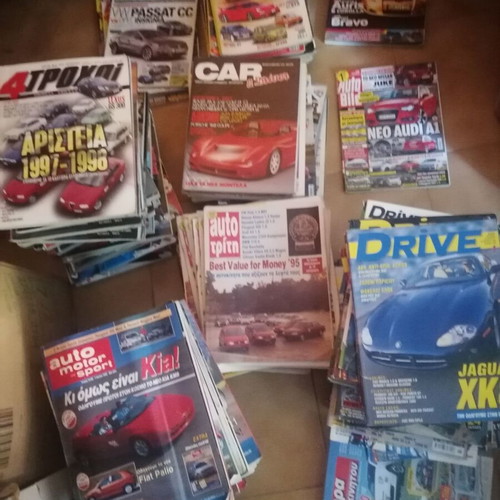 Car magazines collection like new, 1986-2023, approx. 500 issues