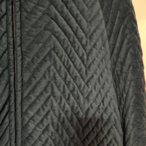 Quilted jacket like new, size L, green