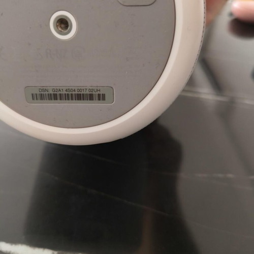 Amazon Echo Studio speaker used, white, Alexa support