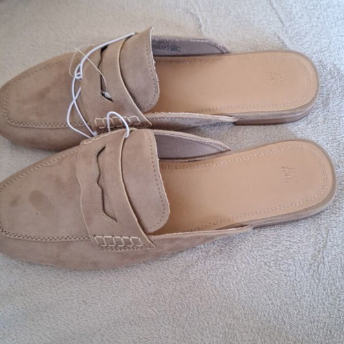 H&M women's sandals size 38 new brown