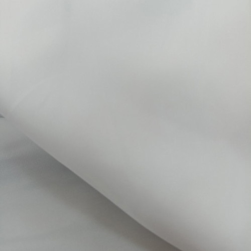Italian satin fabric new, white, double-sided finish