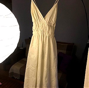 Φόρεμα λευκό κίπουρ medium