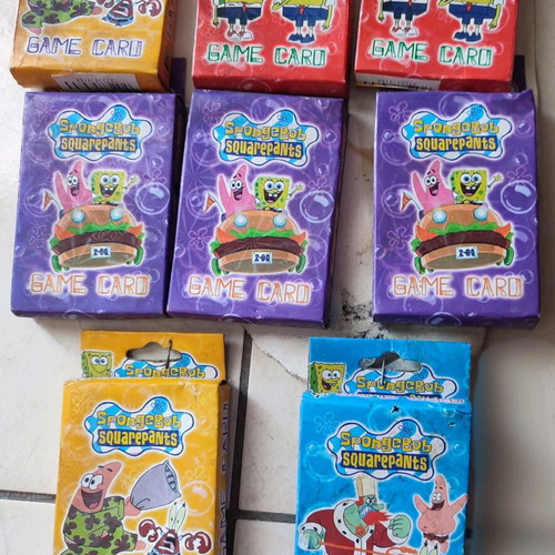SpongeBob Squarepants pack of 11 game cards new with 36 cards each