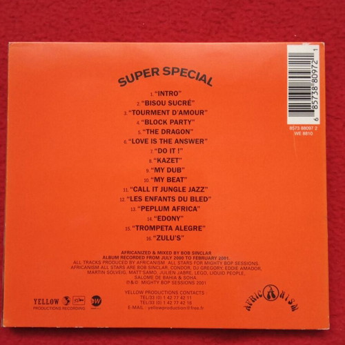 Africanism Super Special CD like new, electronic music