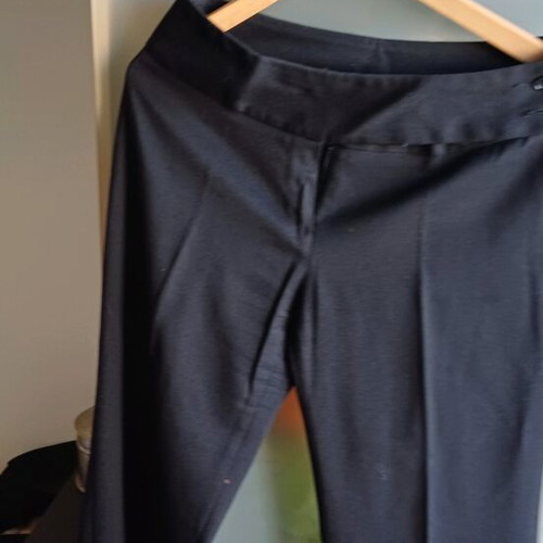 Benetton black pants like new, 91% wool, size S