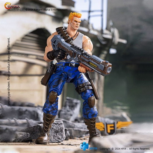 Hiya Toys Konami Contra Operation Galuga Bill Rizer 6" exquisite basic figure new