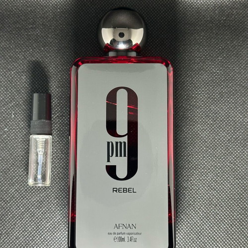 Afnan 9PM Rebel Eau de Parfum 3 ml authentic decant