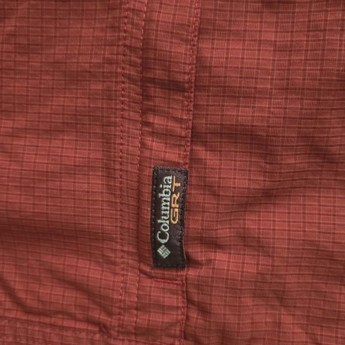 Columbia shirt, red, size M