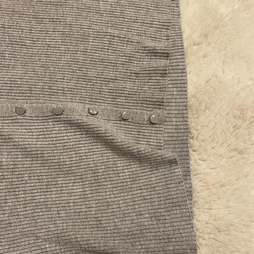 Stradivarius ribbed grey cardigan size S used fitted