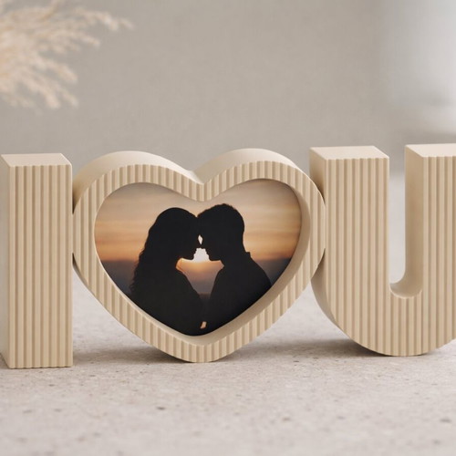 I love U decorative item new with photo, personalized love gift