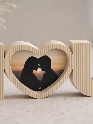 I love U decorative item new with photo, personalized love gift