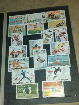 Stamp album used from various countries