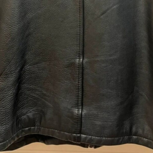 Master's men's leather jacket, size XL, brown