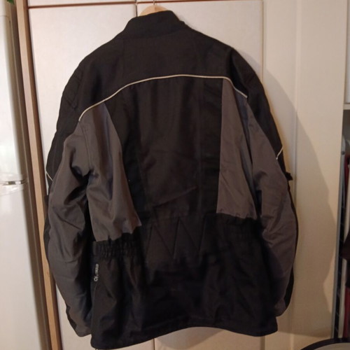 Leman motorcycle jacket XL like new, black and gray