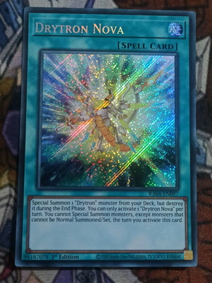 Drytron Nova Secret Rare κάρτα Yu-Gi-Oh! σαν καινούργιο