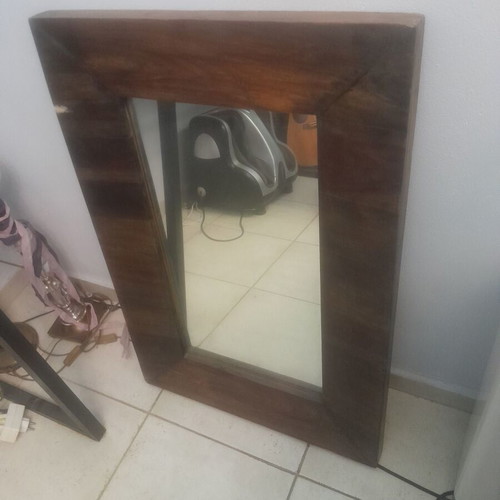Mirror used, solid wood, 90×60