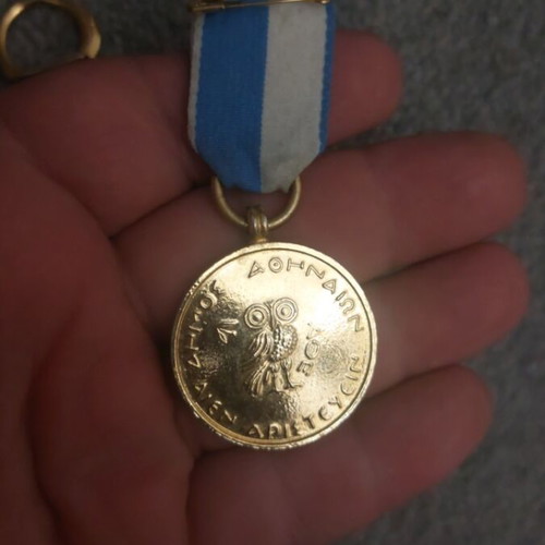 Medal of the Municipality of Athens used, very good condition