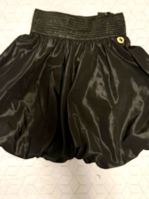 Mini skirt Lynne new, satin, black, size S