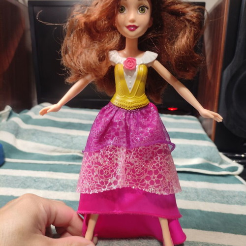 Mattel Disney Basic Fashion Doll Princess Belle used