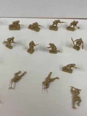 Airfix Afrika Korps WWII 19 μεταχειρισμένα στρατιωτάκια κλίμακα 1:72