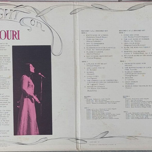 Nana Mouskouri Spotlight On 2xLP like new, entechno
