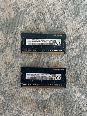 Ram SO DIMM DDR3 4GB like new for laptop